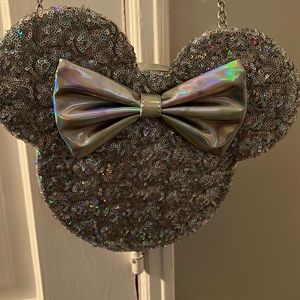Loungefly Disney holographic Minnie Bag